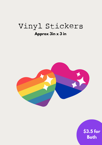 Queer Heart Stickers