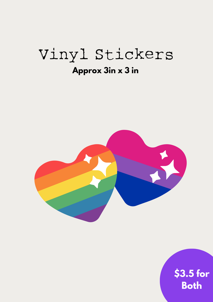 Queer Heart Stickers